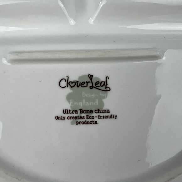 Cloverleaf Designed by England Ultra Bone China Eco Friendly Toddler Boy Plate - Picture 6 of 7